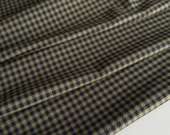 Luxury Italian Wool Fabric, Designer Wool - Check Fabric, 100% Pura Lana Fabric, High Quality Wool, Premium Quality