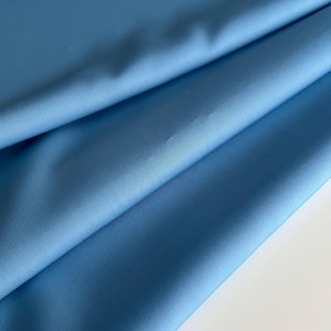Exclusive Italian Famous Designer Fabric, Wool-Silk Fabric, Suit Fabric, Premium Quality, Color: Sky Blue