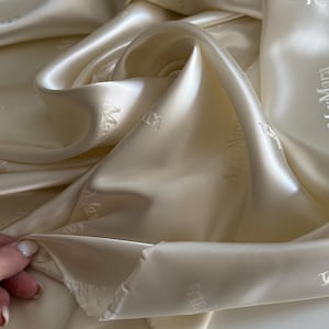 Fodera in tessuto di design, tessuto fodera in raso di viscosa 100%, fodera italiana, vari colori