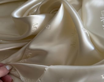 Fodera in tessuto di design, tessuto di fodera in raso di viscosa al 100%, fodera italiana, vari colori