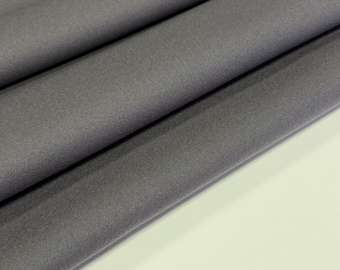 PIACENZA, Exclusive Italian Wool Fabric, Coat Fabric, Soft and Warm, Premium Quality, Color: Grey