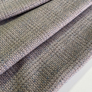 PIACENZA Italian 100% wool jersey fabric, very soft, high quality, color: grey-beige, last piece 2 meters