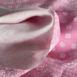 Esclusivo tessuto di lino italiano, tessuto di design nel famoso stile del designer, di alta qualità immagine 4