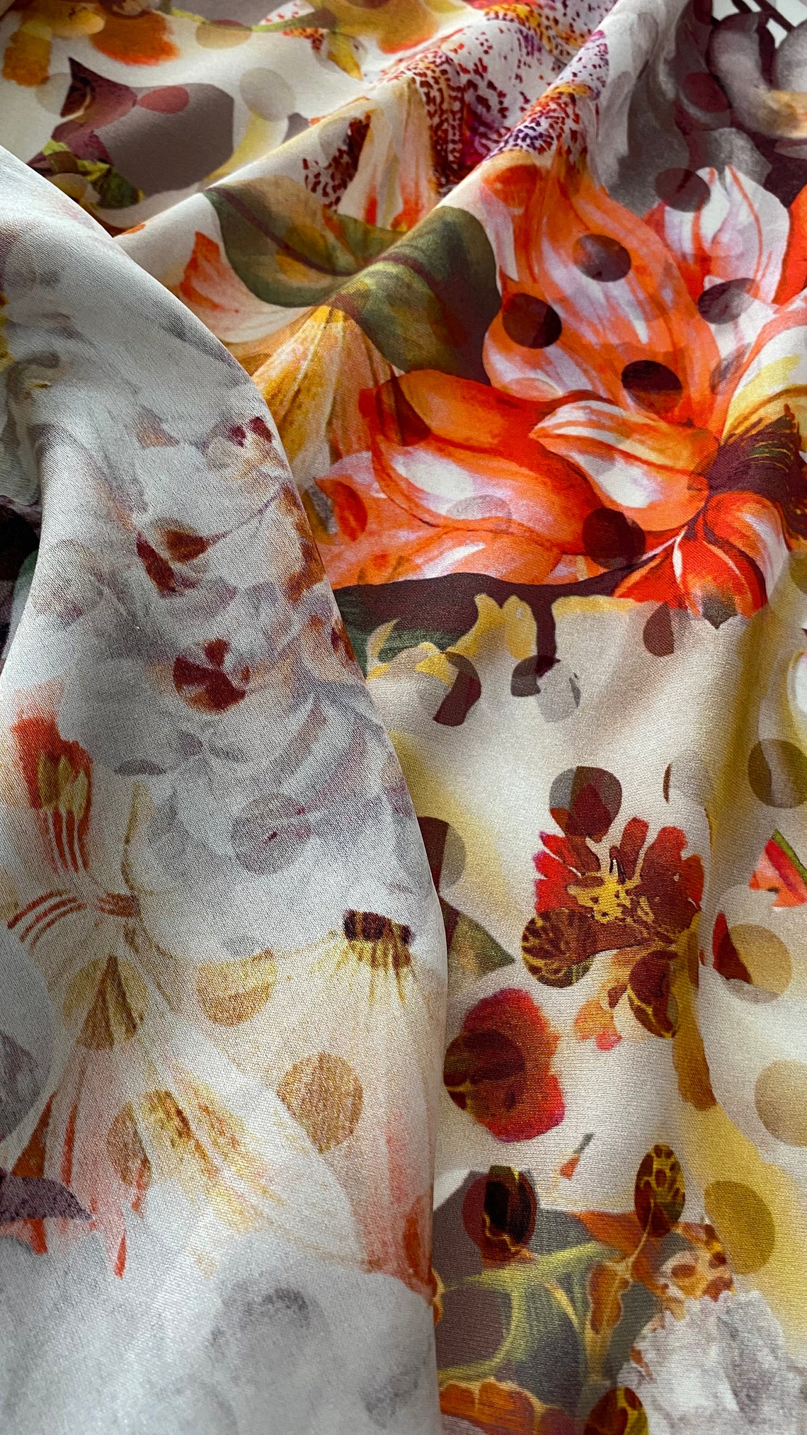 Exclusive High Quality Silk Satin Stretch Fabric Best Etsy