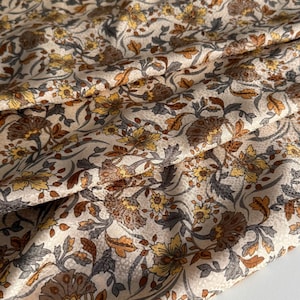 Italian jacquard - viscose - silk - fabric, designer fabric in Etro style, premium quality