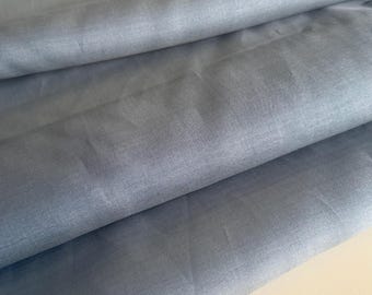 Italienische Seide Organza Stoff, Premium Qualität, Farbe:blau