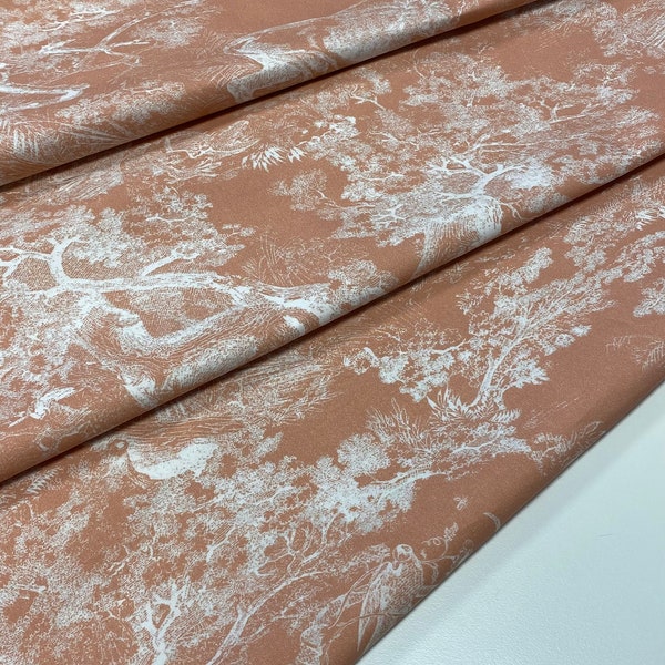 Tissu popeline de coton italien, tissu design, superbe imprimé, grande qualité, dernière pièce 2 mètres