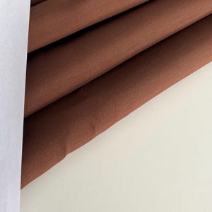 Exclusive Italian Famous Designer Wool-Silk Fabric, Suit Fabric, Premium Quality, Color: Brown