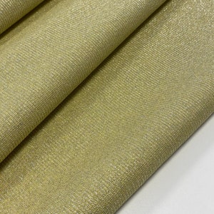 ITALY DESIGNER fabric, viscose jersey blend - lurex fabric, best quality, color: gold, sold by the meter