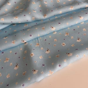 Italian viscose crepe fabric, designer fabric – fine pattern, premium quality, sold by the meter