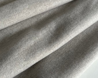 PIACENZA Italian wool-cashmere fabric, coat fabric, very soft, premium quality, color: light grey