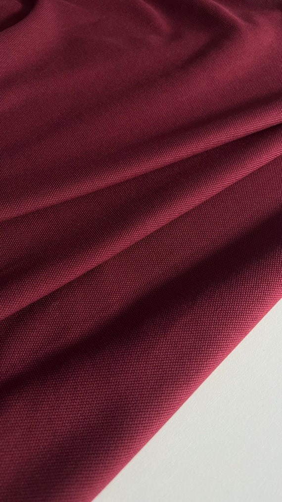 Ital.Baumwolle-Pique Stoff, T-Shirt Polo Stoff,berühmte Desinger,hoch Qualität , Farbe:burgund  extra breit-1,80 cm,Letzte Stück 2,20 Meter