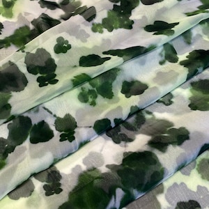 Italian designer fabric, chiffon silk fabric, top quality, last piece 4 meters