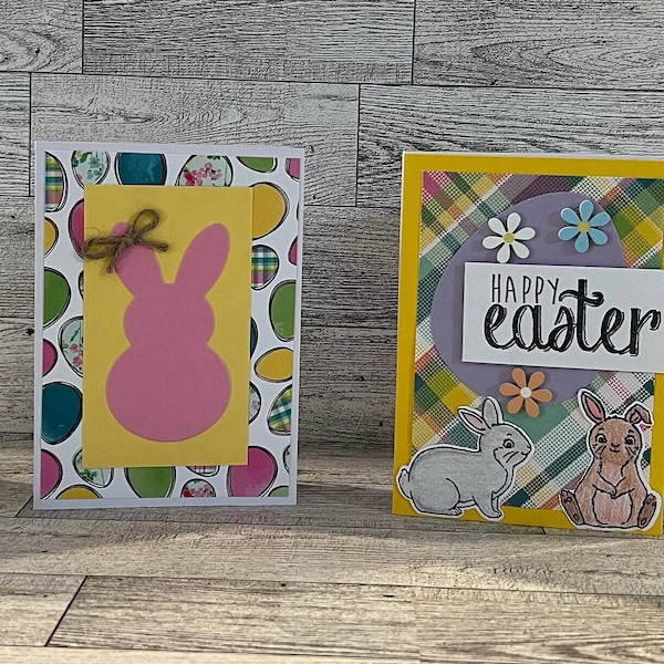 4 Handmade Hoppy Easter Cards