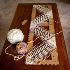 4-in-1 Modular Frame Loom, Travel Loom, Beginner Weaving Kit- Bonus: Textile Color Lab