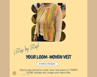 Loom-Woven Vest Ebook: Pampa Loom Weaving Tutorial (PDF Pattern)