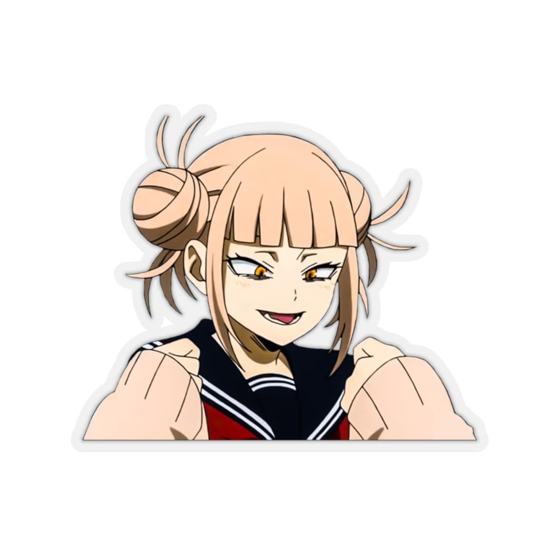 himiko toga sticker my hero academia stickerbnha mha cute etsy