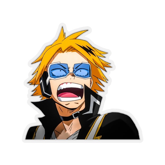 denki kaminari sticker my hero academia stickers etsy norway