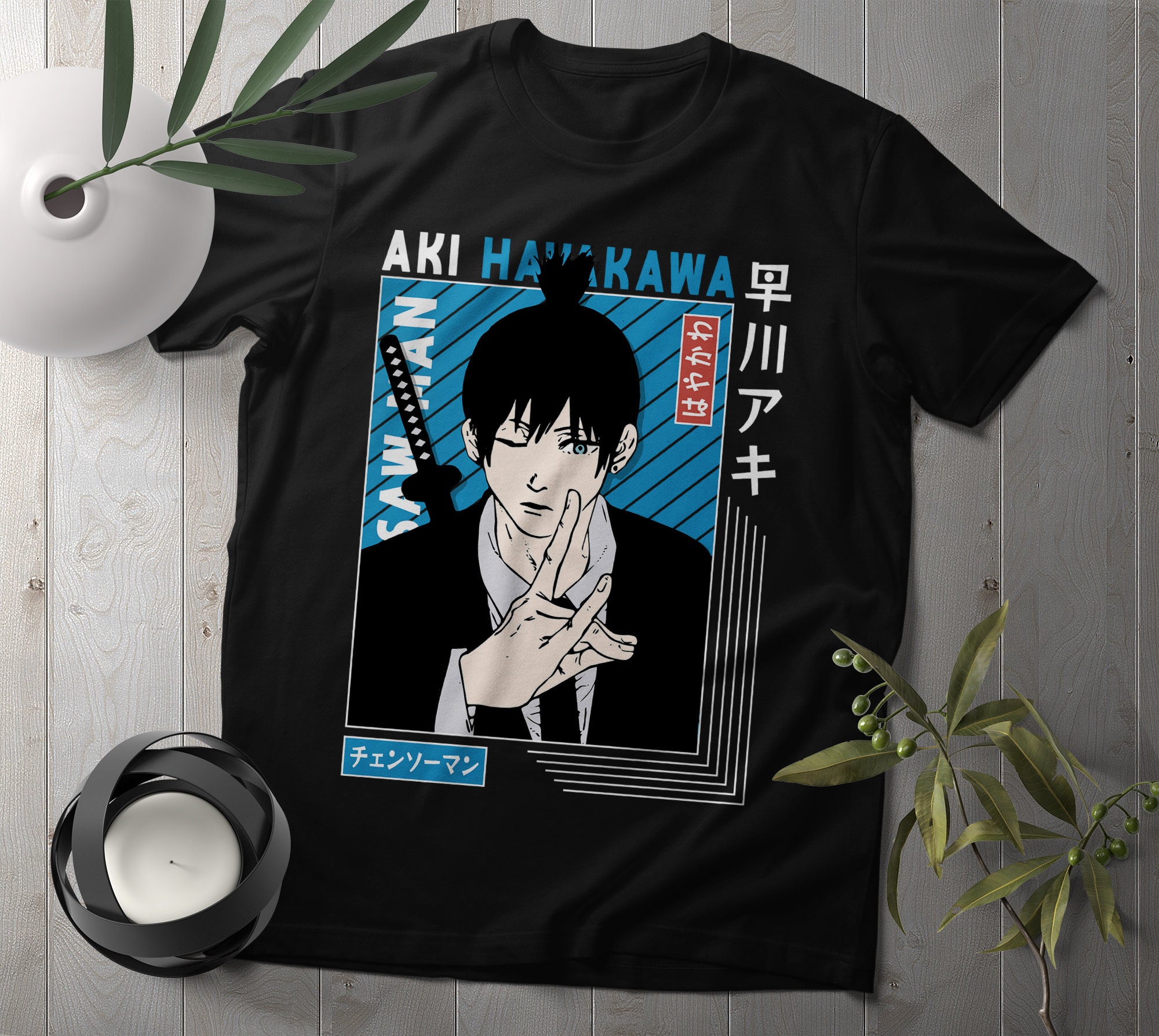 Jersey Anime Chainsaw Man Aki Hayakawa Power Denji Kobeni Jersey Anime Chainsaw Man Aki Hayakawa Power Denji Kobeni