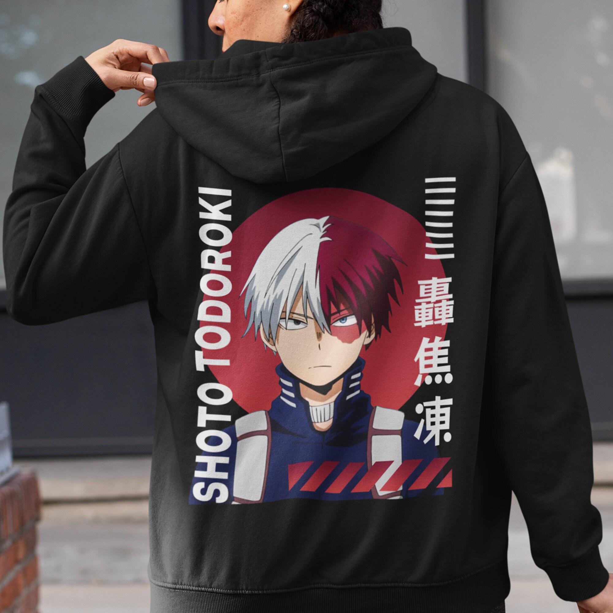 my hero academia todoroki hoodie