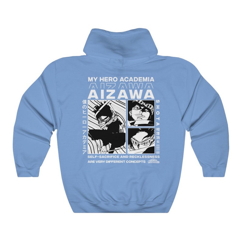 Shouta Aizawa Hoodie Eraserhead My Hero Academia Aizawa Etsy