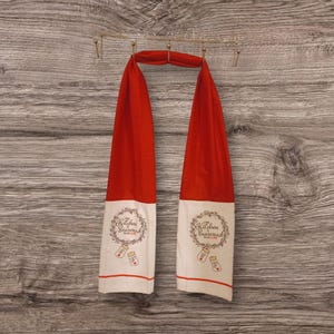 This Kitchen Seasoned with Love (Red) Kitchen Boa Scarf