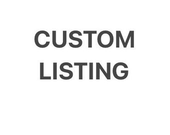 Custom Listing for Vintage Pet Rescue