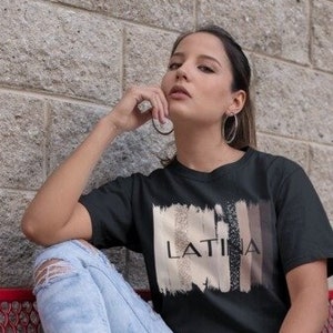 LIMITED EDITION***LATINA Short-Sleeve Unisex T-Shirt.  Latina Shirt. Latina Plus Size T-shirt. Afro-Latina T-shirt. Mixed Latina Shirt
