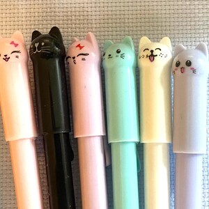 むぎ（猫）フローティングペン Amazon.com: Maydahui 12 PCS Cute Cartoon Animal Gel Pen
