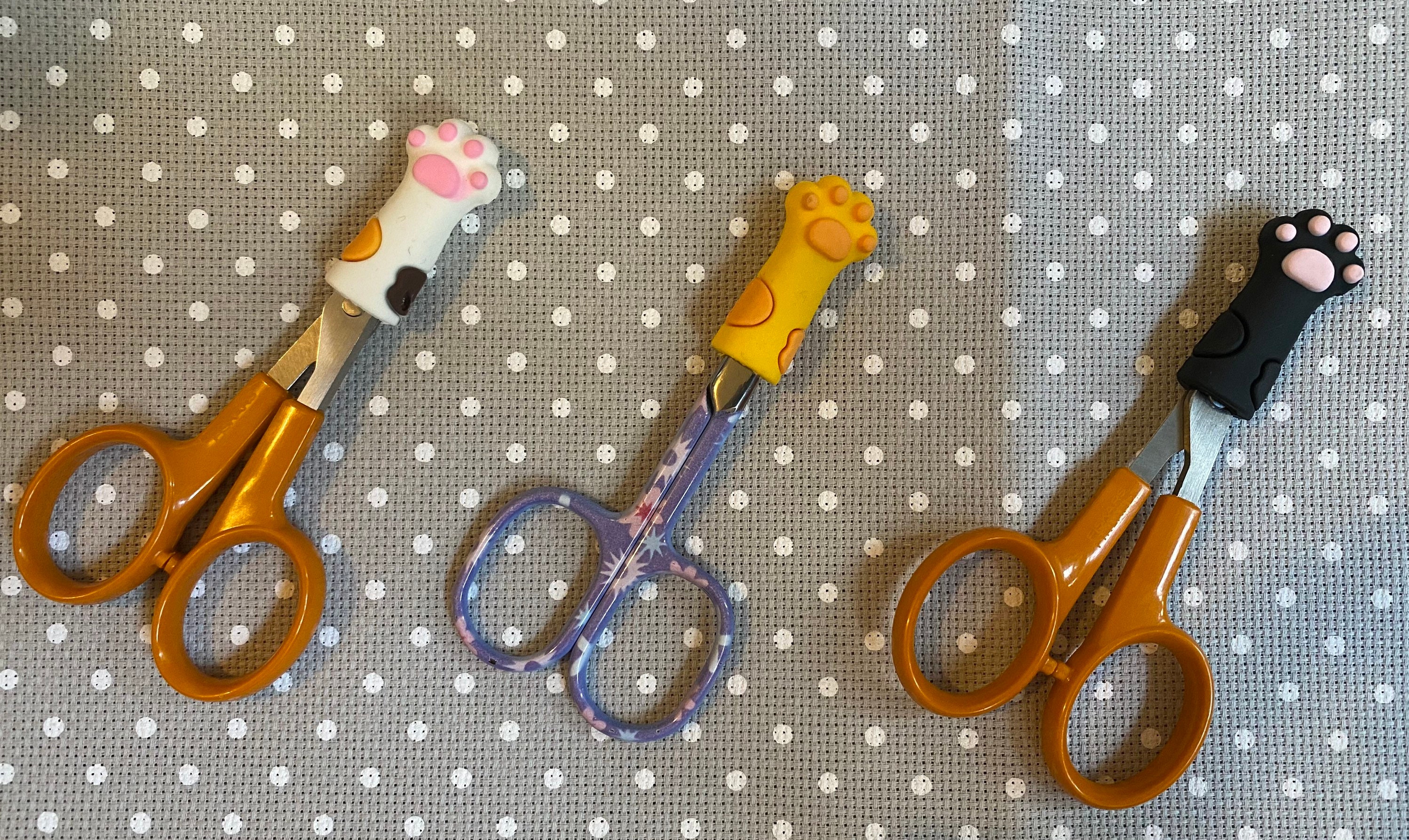 WHITE Cat Paw Scissor Cover Scissors Cover Scissor Etsy