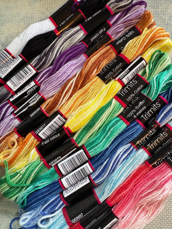 Trimits 100% Cotton Embroidery Floss - 47 Trimits 100% Cotton Embroidery Floss - 47
