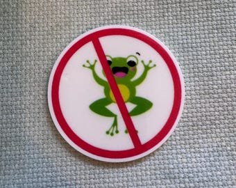 Snarky needleminder, funny needleminder, snarky needle minder, magnetic needle keep, cross stitch needle minder, frog needleminder,