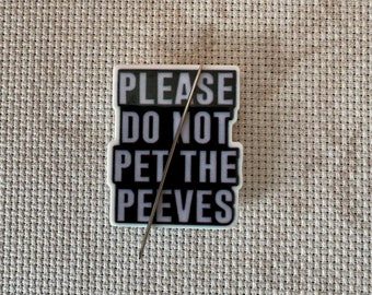 Snarky needle minder, funny needleminder, sarcastic needle minder, magnetic needle keep, cross stitch needle minder, snarky needleminder
