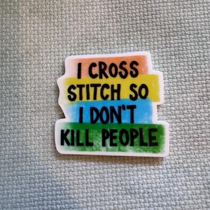 Cross stitch needle minder,needleminder, funny needleminder, needle nanny, needle keeper, magnetic needleminder for cross stitch