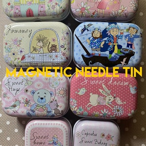 Magnetic Needle Tin Magnetic Sewing Tin Magnetic Cross 