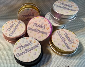 Natural Beeswax Thread Conditioner, Beeswax for Thread, floss gloss, Thread Wax, Sewing Beeswax, Embroidery Beeswax, scented thread wax, 5g