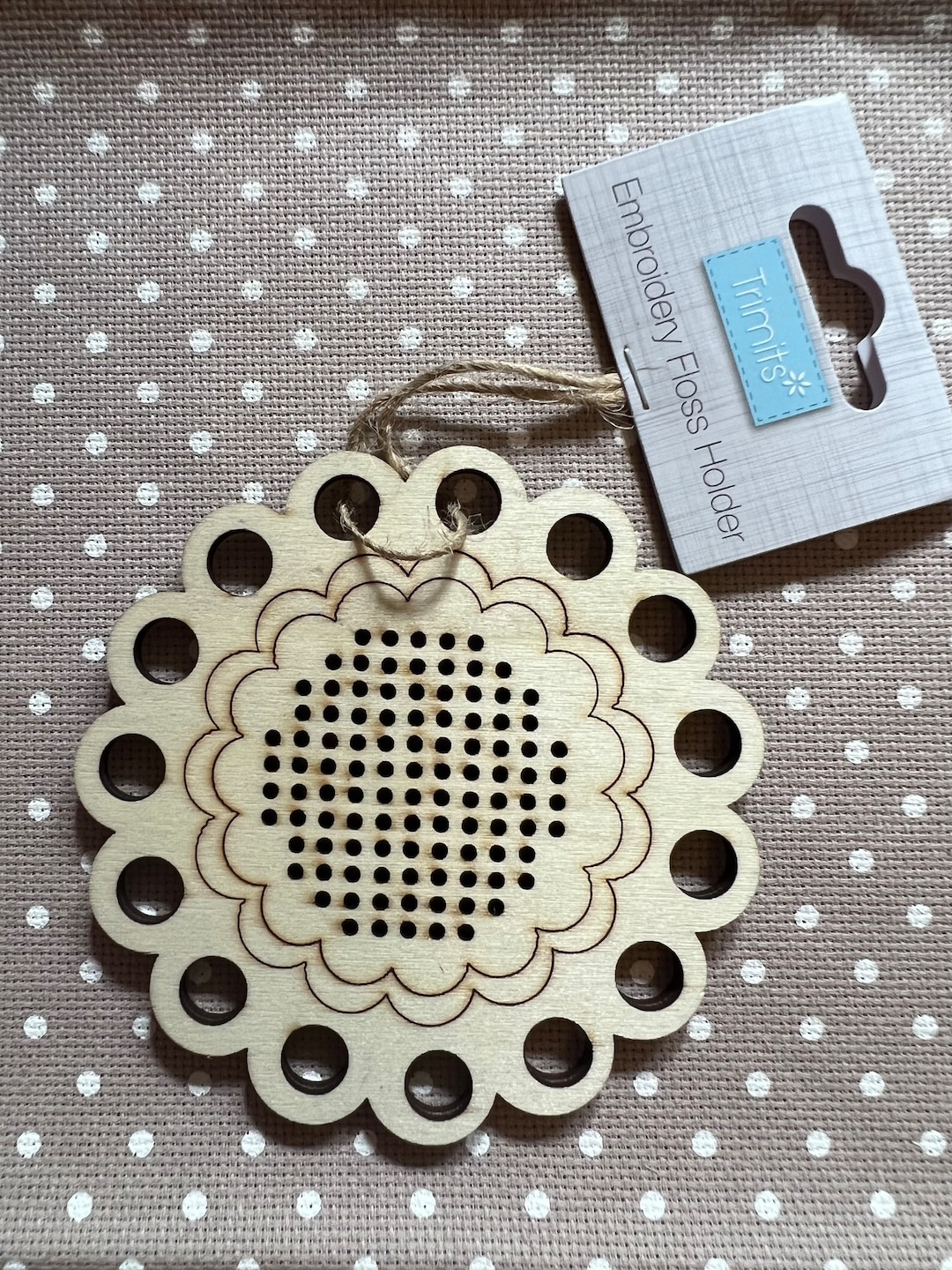 Flower Embroidery Thread Holder Cross Stitch Floss Holder Etsy UK