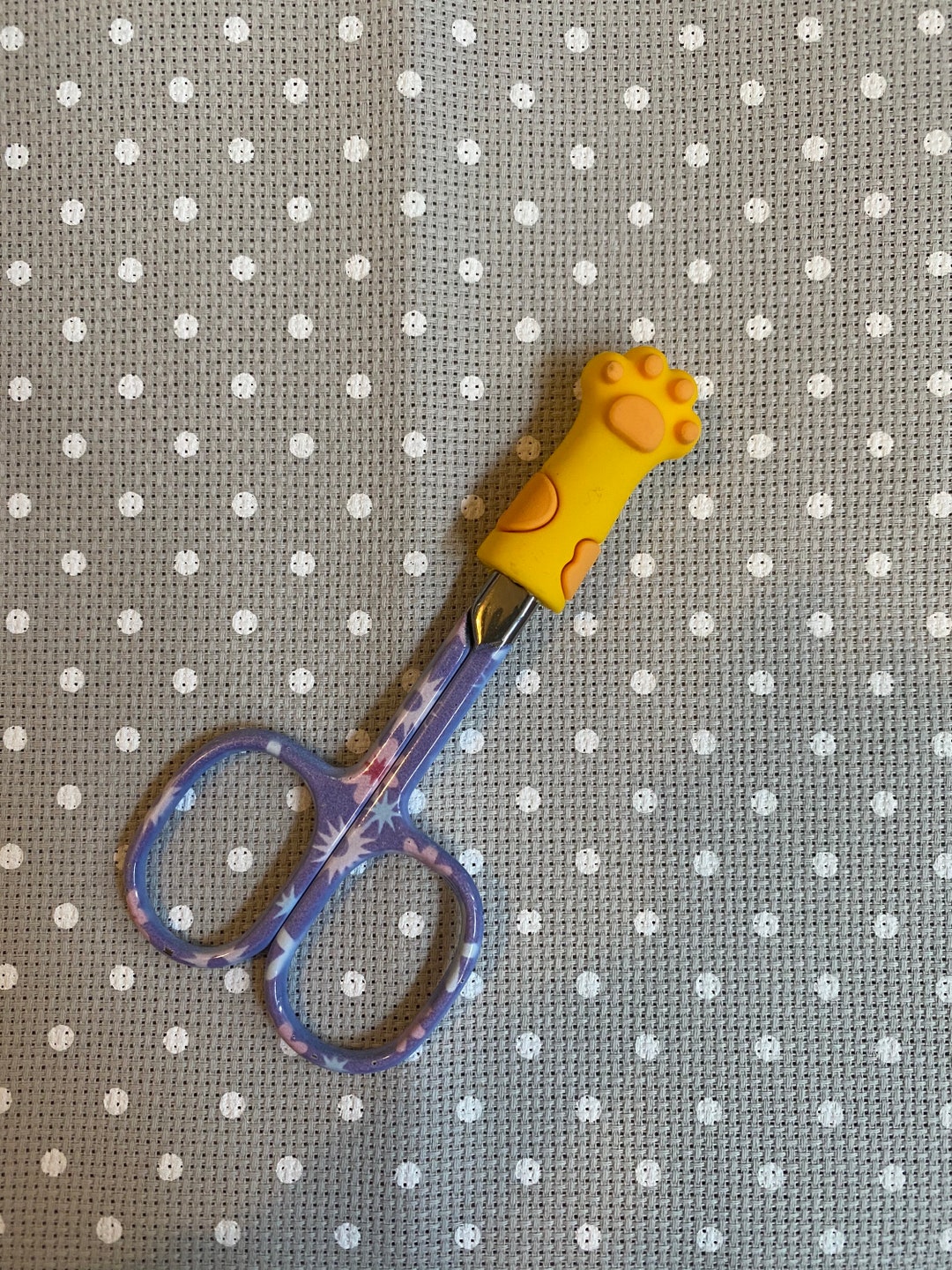 YELLOW Cat Paw Scissor Cover Scissors Cover Scissor Etsy