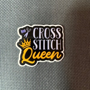 Cross stitch needle minder,needleminder, funny needleminder, needle nanny, needle keeper, magnetic needleminder for cross stitch, day1