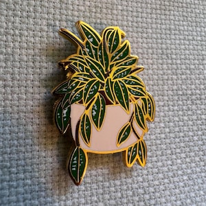 Plant needleminder, plant needle minder,  magnetic needleminder, glitter needle nanny, cross stitch needle minder, enamel needle minder