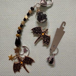 Dragon set, 1xneedle minder, 1xscissors fob, dragon needle minder, 1x threader, needle minder, magnetic needleminder, dragon scissors fob