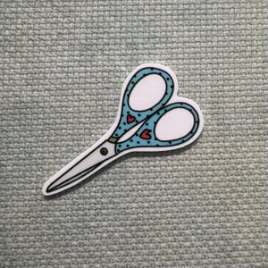 Cross stitch needle minder, scissor needleminder, needle nanny, cross stitch needle keeper, magnetic needleminder, gift for a cross stitcher