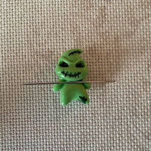 Monster needleminder, Halloween needleminder, mini needle minder, needleminder, magnetic needle keep, cross stitch gift, embroidery gift