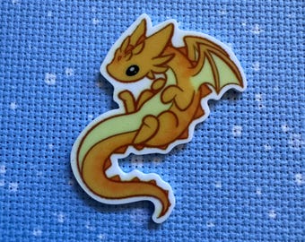 Dragon needleminder, dragon needle minder, fantasy magnetic needleminder, needle nanny, cross stitch needle minder, resin needle minder