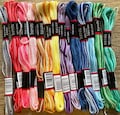 trimmets Variegated embroidery cross stitch threads 13 colours