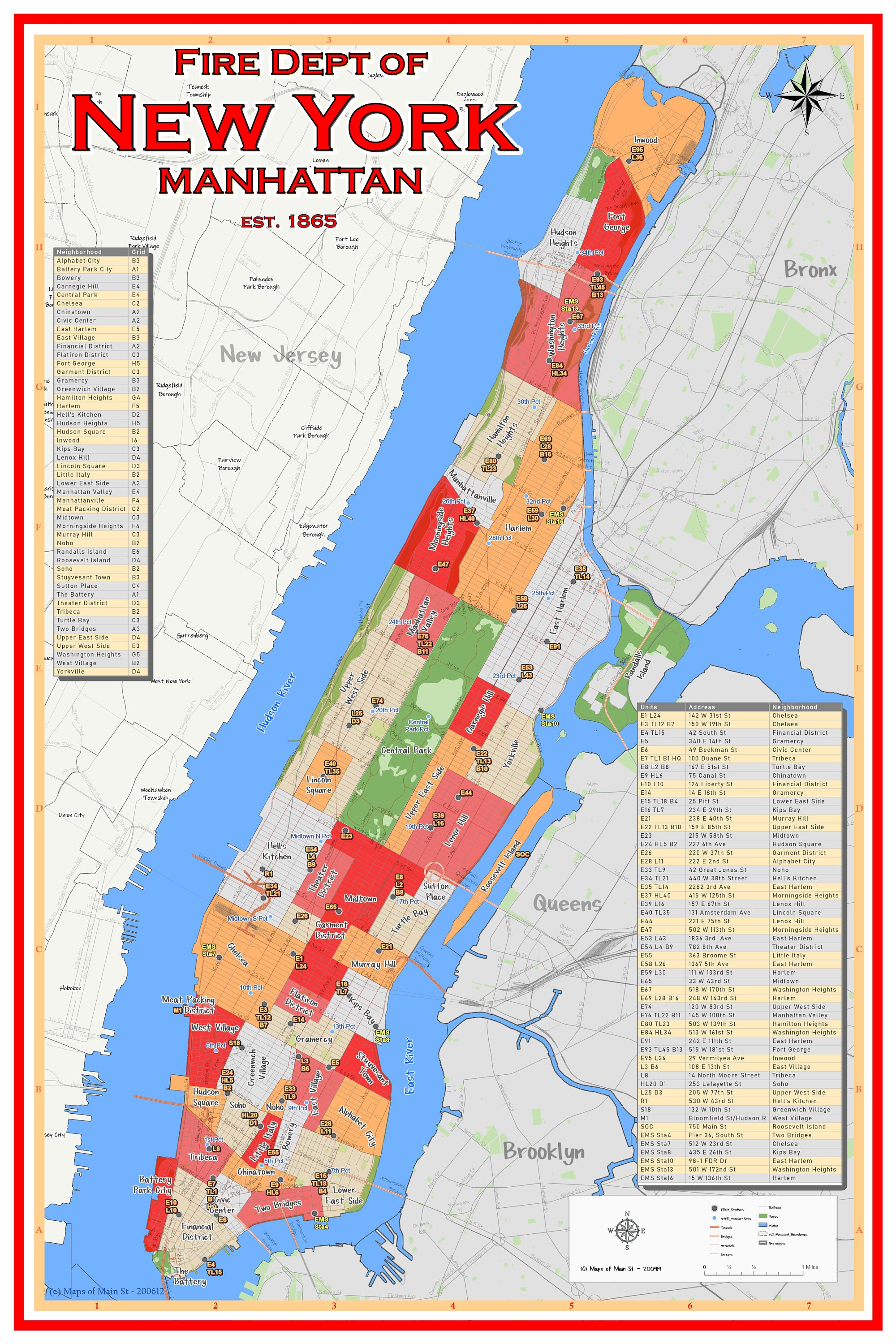 FDNY Firehouse Map