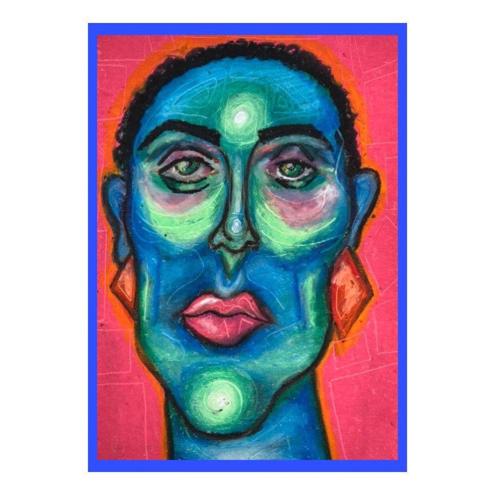 11+ Abstract Painting Oil Pastel Portrait Pictures