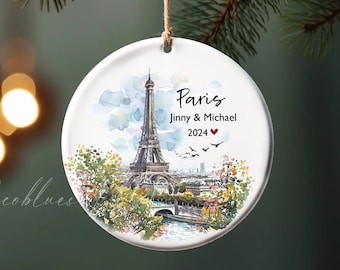 Personlig julgranskulor i Paris, familjesemester, resepresent, julgranskulor i Frankrike, resa till Paris för tjejer