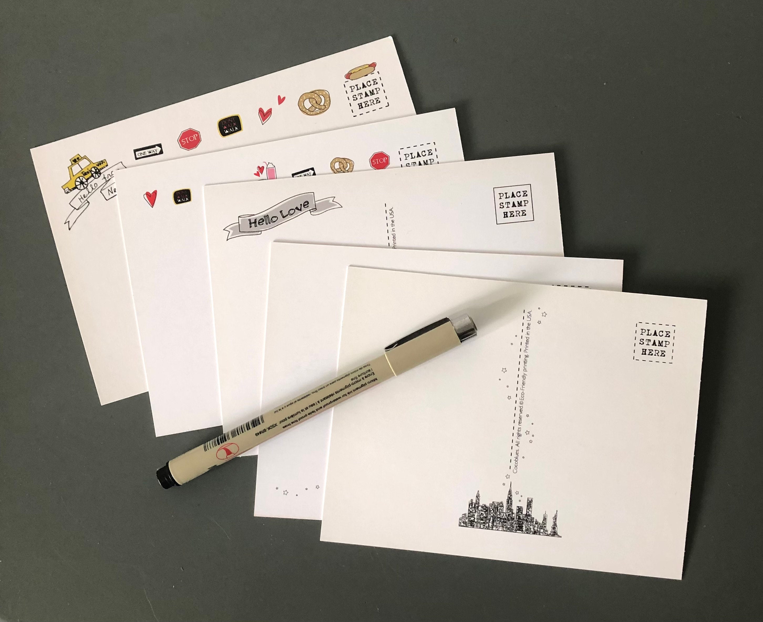 ニューヨーク市ポストカードセット、ニューヨークポストカードバンドル
