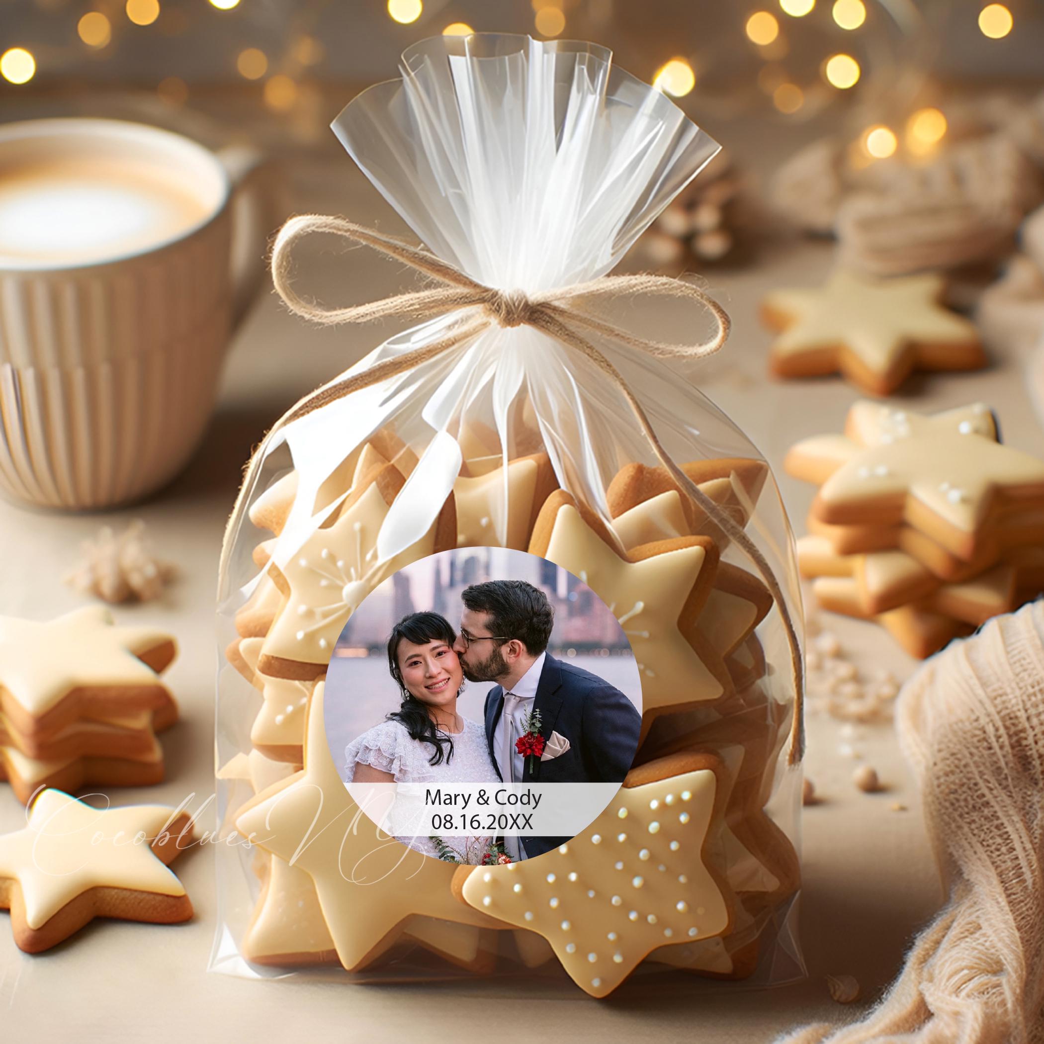 Custom Photo Stickers, Personalized Picture Stickers, Wedding Favor ...